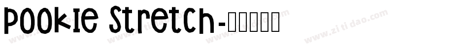 pookie stretch字体转换